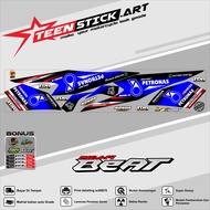 Striping Beat Deluxe Stiker Modifikasi Motor Beat Deluxe Terbaru