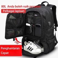 【Ship within 24 hours】COD 50-80L Men's travel backpack for clothes, 17 inch laptop backpack, waterpr