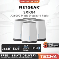 Netgear Orbi Pro SXK84 | AX6000 Tri-Band Wifi 6 Mesh System (4-Pack)