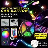 SUPERSAVE RGB Light Car LED Light Car RGB LED Strip USB LED Light Strip Car Interior Light RGB LED S