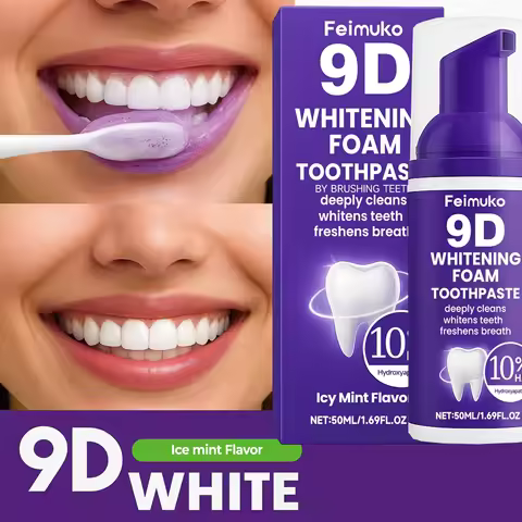 9D White 10% Hydroxyapatite Toothpaste – Professional Dental Gel with 10% Remineralizing Formula – D