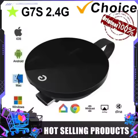 HDMI-compatible Support Chromecast Google Wireless WiFi mirascreen HD Display Dongle Media Streaming