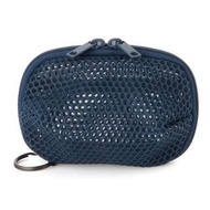 Muji cube mesh pouch navy 無印良品 立體網眼 化妝包 散子包 小包 細袋 化妝袋 收納袋 旅行 鎖匙扣 小網包 深藍色 7x8cm