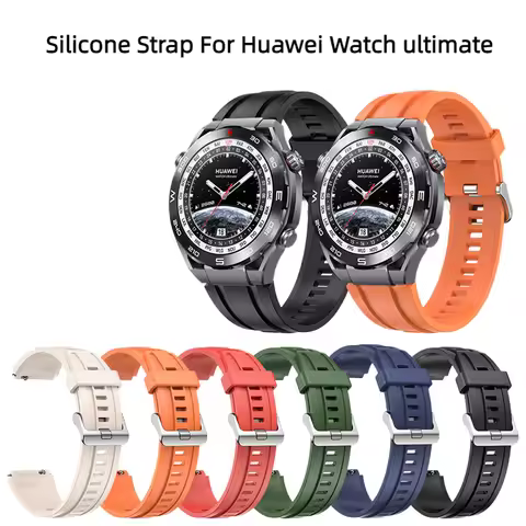 Silicone Watchband For Huawei watch ultimate Strap Sport Bracelet Wristband for HUAWEI Watch ultimat