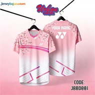 Jersey Custom Nama Badminton Bola Lelaki Perempuan 2026 New Jersey Design Badminton Jersey Bola Over