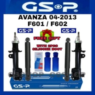 GSP TOYOTA AVANZA 04-11 ( F601 / F602 ) ABSORBER FRONT / REAR GAS ORIGINAL NEW GSP SUSPENSION