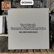 Tegel Granit 60x60 Ceranosa Krem Polos