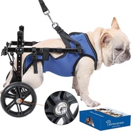 Dog Wheelchair,Dog Wheelchair for Back Legs Adjustable Dog Wheelchairs Mobility Aids for Disabled Pets, Dog Leg Brace and Hip Support,Adaptable to a Variety of Terrain