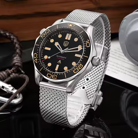 Watchdives WD007 Titanium NTTD Dive Watch NH35 Automatic Movement Sapphire Crystal Super Luminous Wa