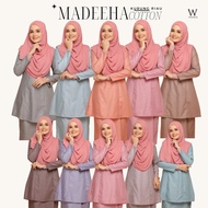 Kurung Moden Riau Material Cotton Berpesak Kain Lipat Batik [Kurung Cotton Plain Berpoket]