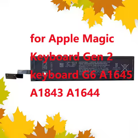 100% New Efficient Battery for Apple Magic Keyboard 2 (2nd Gen) keyboard2 G6 A1645 A1843 A1644 793mA