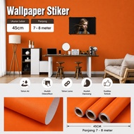 Wall Paper POLOS ORANGE 7m to/d 8m x 45cm