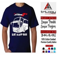 JET BUS EAT SLEEP BUS T-SHIRT EXCLUSIVE MEN'S BUS T-SHIRT