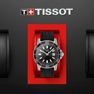 TISSOT T125.610.17.051.00 T1256101705100 SUPERSPORT GENT Quartz Date 44mm Black Index Rubber Strap *
