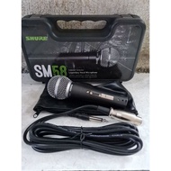 MIKROFON MIC MICROPHONE SHURE SM58 / SM 58 FREE KOPER MIC CABEL / MIC KABEL SHURE  SM58 KOPER MIC VO