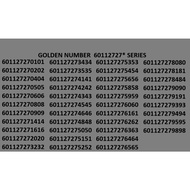 SPECIAL GOLDEN VVIP NUMBER