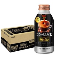 朝日 Asahi - 【原箱 】WONDA極 黑咖啡 400g X 24罐 (平行進口) - 新舊包裝隨機發送