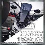 Motorcycle Pedal Modified Windshield Heightened Thickened Straight Line Windshield FOR SYM HUSKY 150