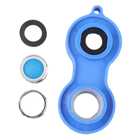 5 Pcs Faucet ===r== Water==ving M==Aerator==cet Ta==place Filter Nozzl==Wrench Bathro===============