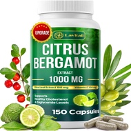 25x Concentrated Citrus Bergamot Extract Capsules, 150 Veggie Capsules, Citrus Bergamot 1000mg Capsu