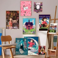 Anime S-Spirited A-Away DIY Sticky Poster Whitepaper Prints Posters Artwork Vintage Decorative Paint