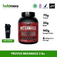 Heltimora - PROVUS MEGAMASS 3lbs/1.3kg | Mass Gainer Bulking Supplement | Weight Gain Milk