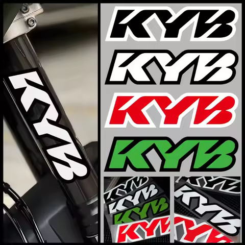 Motorcycle Reflective Front Fork Stickers for KYB Suspension Showa Absorber Decals Motocross Dirt Bi