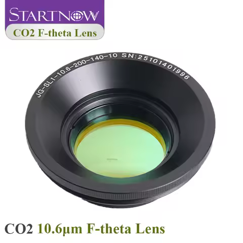 10600nm CO2 F-theta Lens ZnSe Thread M85 Laser Scan Focus Lens 140X140 175X175 FL250 Engrave Field L