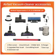 Compertible with Airbot Supersonics 1.0 2.0 iROOM 1.0 CV100 Vacuum Cleaner Hepa Filter Dust Cup Motorized Floor Brush Cyclone Mite removal brush Flexible Hose Flat suction