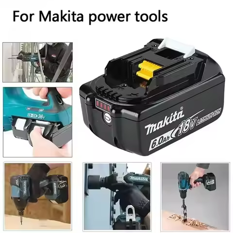 Makita 18V Battery 9Ah BL1850B Lithium ion Genuine Makita 18V Battery BL1850 BL1860B BL1860 BL1840B