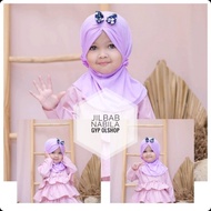 Children's HIJAB NABILA SYRIA CHILDREN'S VEILED HIJAB CHILDREN'S HIJAB SIZE 1-3 YEARS