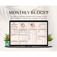 2026 Digital Planner, Monthly Budget Planner, Budget Planner, Budget Template, Monthly Budget, Budge