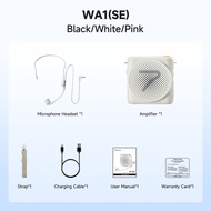Mini Portable Voice Amplifier 7RYMS WA1 with 2.4G Wireless Microphone Headset Bluetooth and AUX Teac