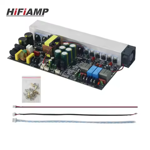 HiFiAMP YD1000W YD7120 500W+500W Class D Digital Amplifier Board Power Amp Board with Switching Powe