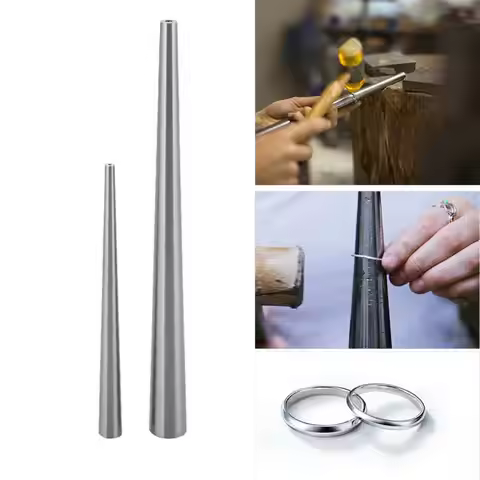 Stainless Steel Ring Enlarger Stick Mandrel Sizer Tool for Jewelry Making and Ring Forming Jewellery