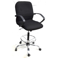 High chair for table height 90cm to 110cm, High Drafting Chair seat height 59 to 85cm, strong steel 