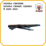 บังโซ่ HONDA CBR500R , CB500F, CB500X ปี 2019-2021 พลาสติก ABS ฟิล์มลอยน้ำลายคาร์บอน