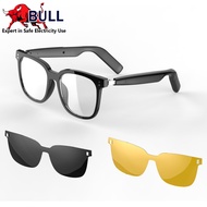 Bull New Style SG19PRO Smart Glasses Bluetooth Magnetic Polarized Night Vision Lens Anti Blue Light 