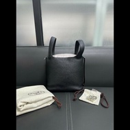 Hermes picotin 18 黑銀