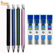 CAUSIXBDO Mechanical Pencil 5.6mm 2B/4B/6B/8B Pencil Refill Stationery Sketch Writing Drawing Tool