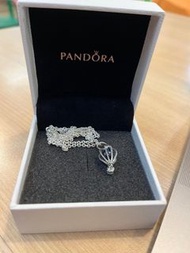 Pandora 藍色熱氣球 頸鏈