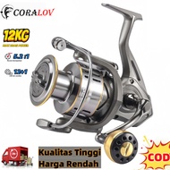 【Ready Stok】CORALOV LC2000 Reel Ril Pancing Full Besi Murah Kuat 10kg Rill Murah Dan Kuat Reel Power