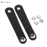 [Devoko] 1Pair Bellows Holder Strap Accordion Bellows Spare Parts Straps, Black