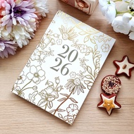 2026 Weekly Planner - Golden Flower