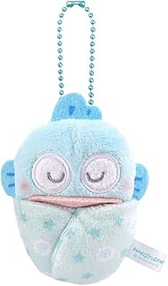 Ost Sanrio Characters 8202-762 Swaddling Mascot, Hangyodon, W 3.8 x H 3.9 x D 1.6 inches (9.7 x 10 x