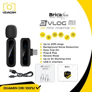 Brica B-VLOG M1 Wireless Microphone - Clip On Mic Vlog - BVLOG
