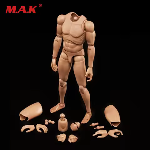 1/6 Scale Male Body MX02-A MX02-B Resin Model Fit 12'' Soldier Super Flexible Joint Body Military Fi