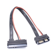 Serial ATA 22Pin 7+15 Female to Slimline SATA 13Pin 7+6 Male Connector Converter cable