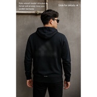 (New one) Zip Hoodie AD**AS size M fits L (P69 x L56)