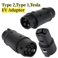 【AutoMotor Life】 Electric Vehicle Charging Connector Type2 To Type1 J1772 Ev Adapter Type1 To Type2 